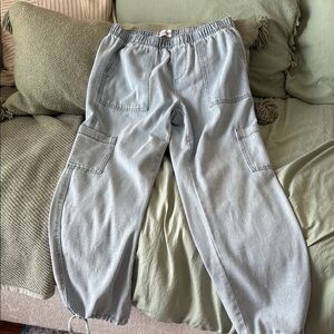 Light Blue Cargo Pants